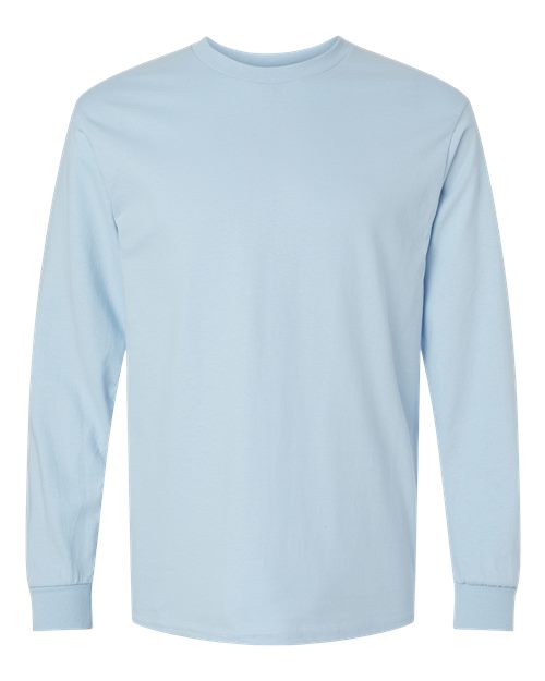 Gildan Unisex Ultra Cotton® Long Sleeve T-Shirt 2400 - Light Blue