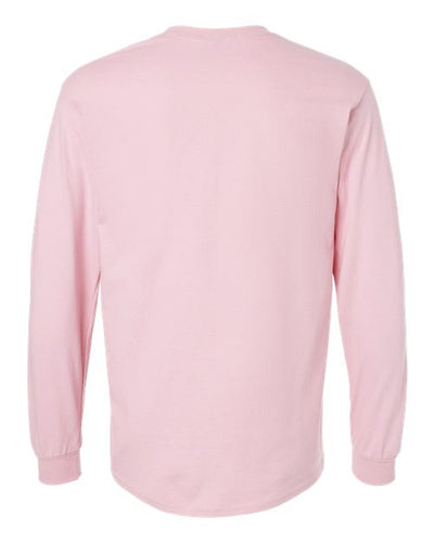 Gildan Unisex Ultra Cotton® Long Sleeve T-Shirt 2400 - Light Pink