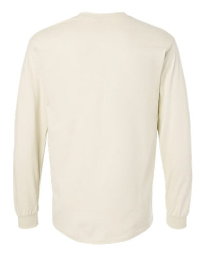 Gildan Unisex Ultra Cotton® Long Sleeve T-Shirt 2400 - Natural