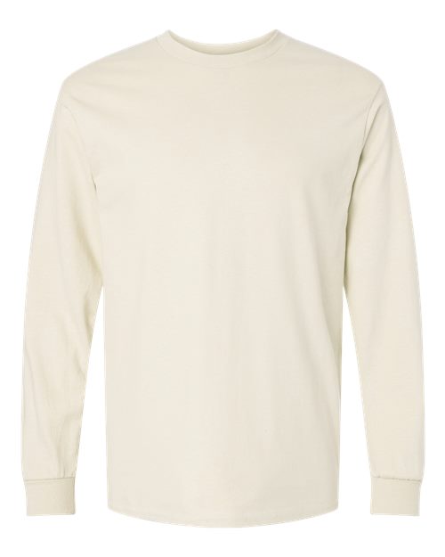Gildan Unisex Ultra Cotton® Long Sleeve T-Shirt 2400 - Natural