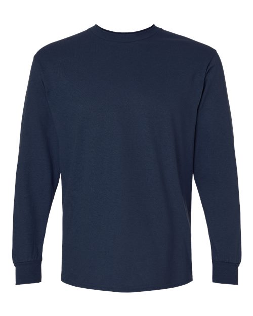 Gildan Unisex Ultra Cotton® Long Sleeve T-Shirt 2400 - Navy