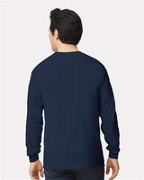 Gildan Unisex Ultra Cotton® Long Sleeve T-Shirt 2400 - Navy