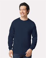 Gildan Unisex Ultra Cotton® Long Sleeve T-Shirt 2400 - Navy