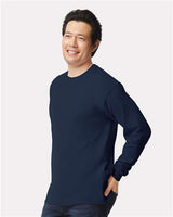 Gildan Unisex Ultra Cotton® Long Sleeve T-Shirt 2400 - Navy