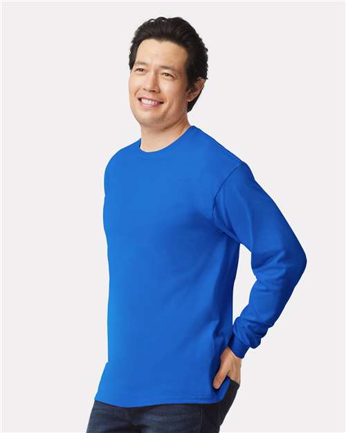 Gildan Unisex Ultra Cotton® Long Sleeve T-Shirt 2400 - Royal