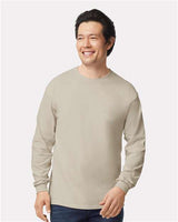 Gildan Unisex Ultra Cotton® Long Sleeve T-Shirt 2400 - Sand