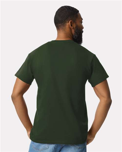 Gildan Unisex Ultra Cotton® Pocket T-Shirt 2300 - Forest Green