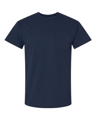 Gildan Unisex Ultra Cotton® Pocket T-Shirt 2300 - Navy