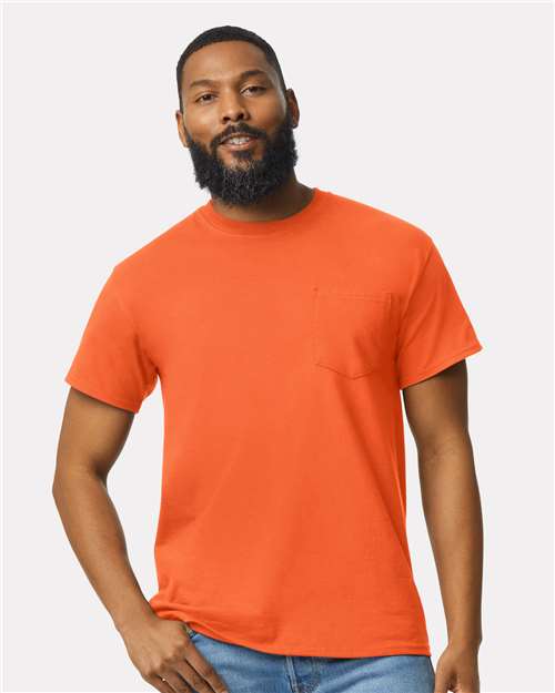 Gildan Unisex Ultra Cotton® Pocket T-Shirt 2300 - Orange