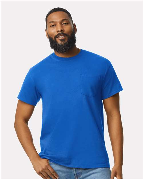 Gildan Unisex Ultra Cotton® Pocket T-Shirt 2300 - Royal