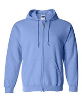 Gildan Unisex Heavy Blend™ Full-Zip Hooded Sweatshirt 18600 - Carolina Blue