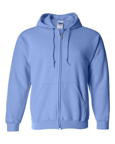 Gildan Unisex Heavy Blend™ Full-Zip Hooded Sweatshirt 18600 - Carolina Blue