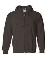 Gildan Unisex Heavy Blend™ Full-Zip Hooded Sweatshirt 18600 - Dark Chocolate