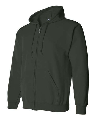 Gildan Unisex Heavy Blend™ Full-Zip Hooded Sweatshirt 18600 - Forest