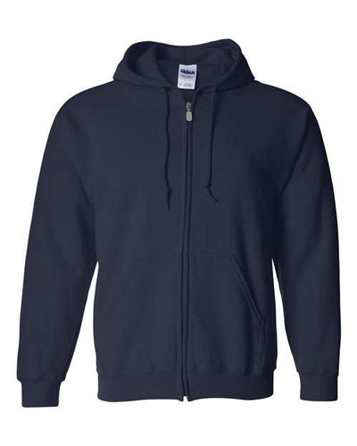 Gildan Unisex Heavy Blend™ Full-Zip Hooded Sweatshirt 18600 - Navy