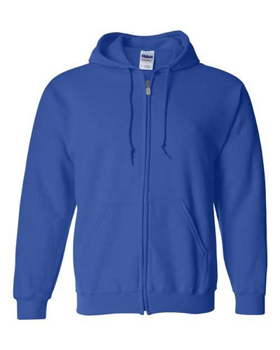 Gildan Unisex Heavy Blend™ Full-Zip Hooded Sweatshirt 18600 - Royal