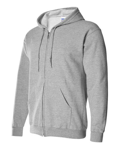 Gildan Unisex Heavy Blend™ Full-Zip Hooded Sweatshirt 18600 - Sport Grey