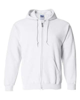 Gildan Unisex Heavy Blend™ Full-Zip Hooded Sweatshirt 18600 - White