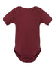 4400 Infant Baby Rib Bodysuit - Maroon