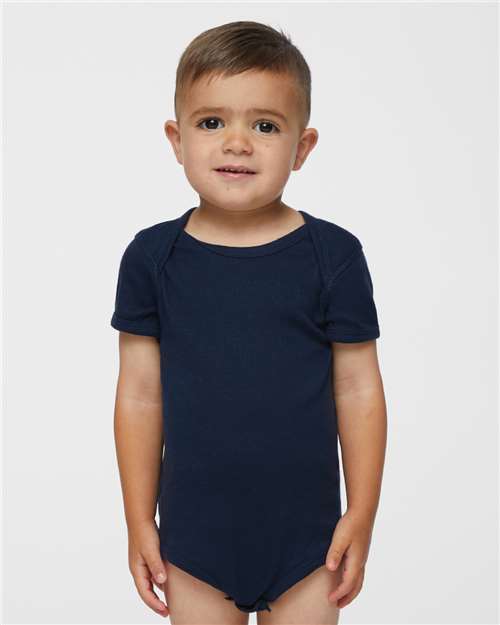 4400 Infant Baby Rib Bodysuit - Navy