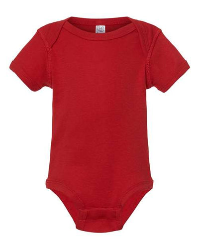 4400 Infant Baby Rib Bodysuit - Red