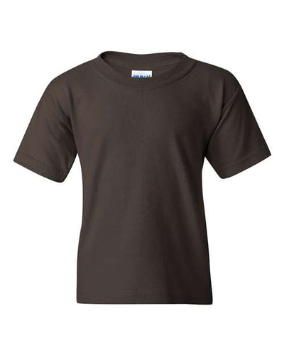 5000B Heavy Cotton™ Youth T-Shirt - Dark Chocolate