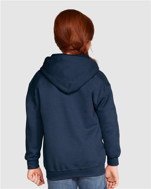 Gildan Youth Heavy Blend™ Full-Zip Hooded Sweatshirt 18600B