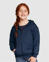 Gildan Youth Heavy Blend™ Full-Zip Hooded Sweatshirt 18600B