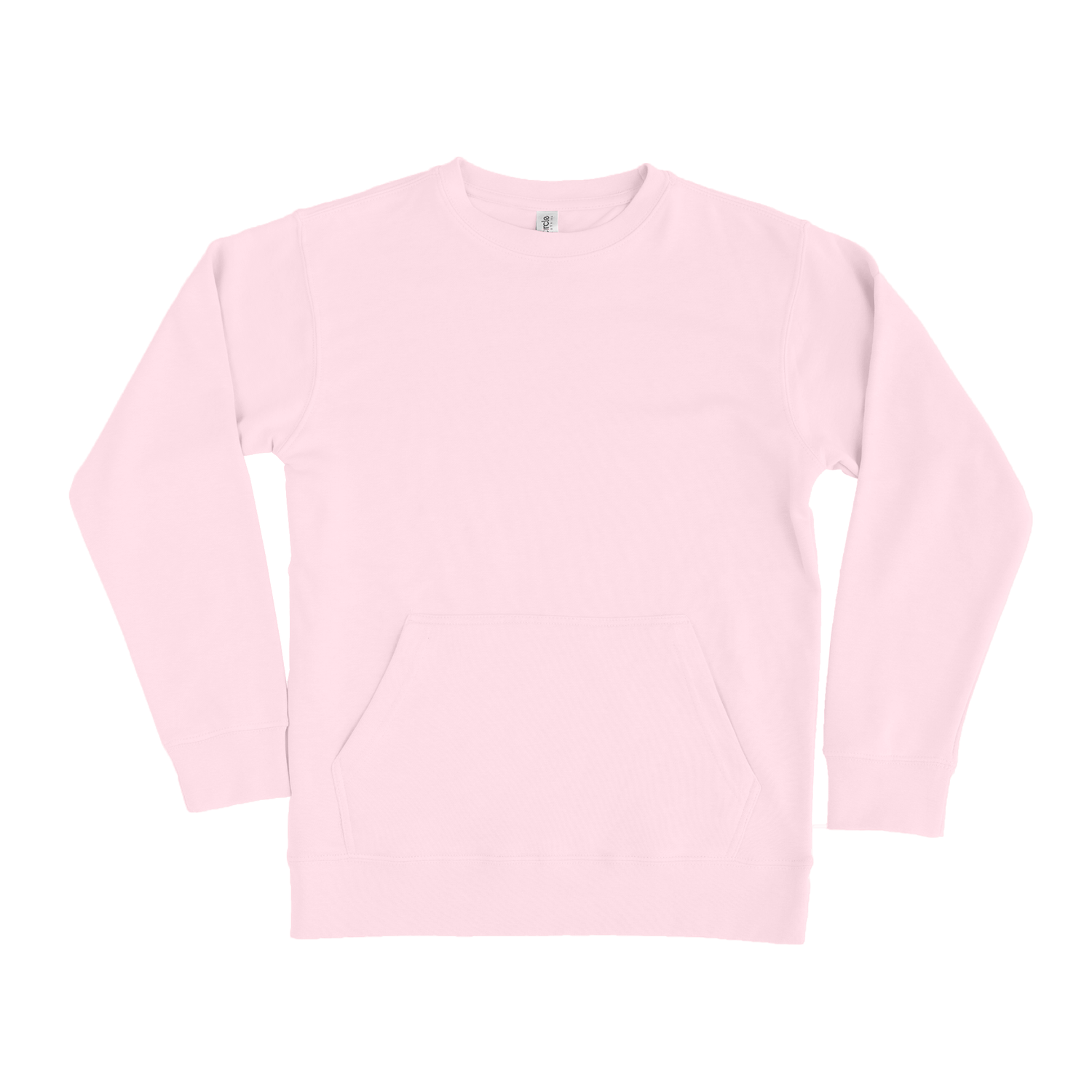 2615 Unisex French Terry Crewneck Sweatshirt with Pocket pinkfront