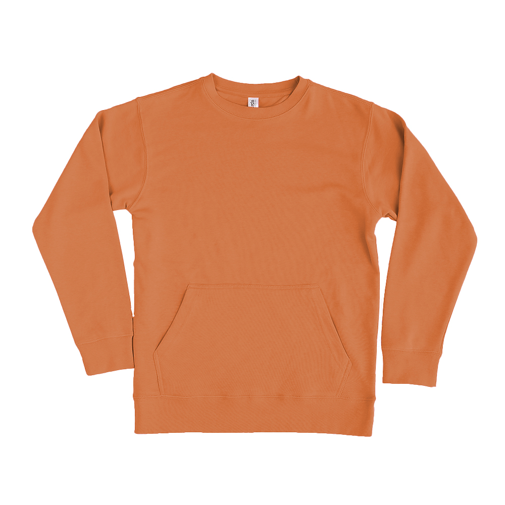 2615 Unisex French Terry Crewneck Sweatshirt with Pocket tor