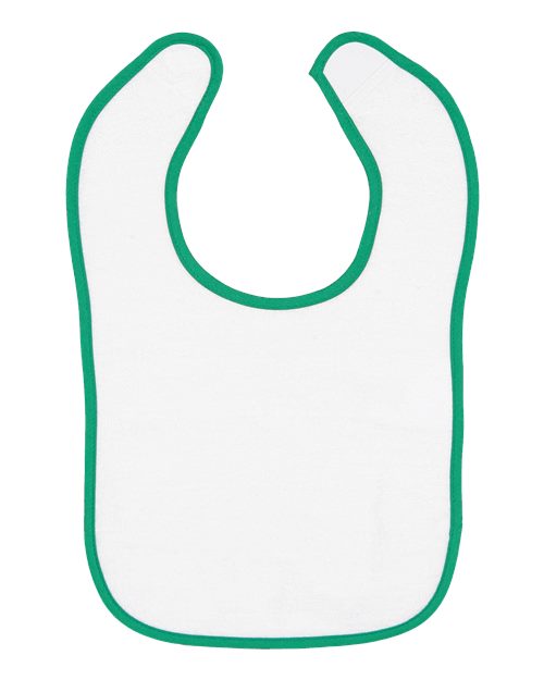 1003 Infant Contrast Trim Terry Bib