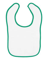 1003 Infant Contrast Trim Terry Bib