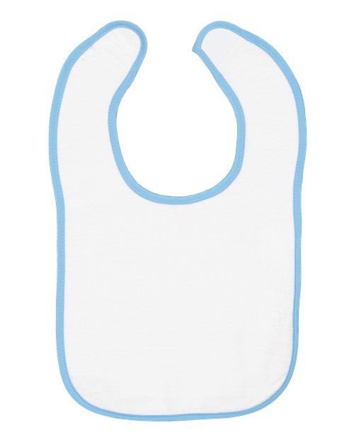 1003R Infant Contrast Trim Terry Bib