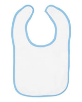 1003 Infant Contrast Trim Terry Bib