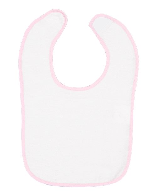 1003R Infant Contrast Trim Terry Bib