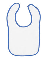 1003R Infant Contrast Trim Terry Bib
