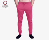 2690 unisex fleece jogger pants pink