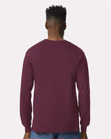 Gildan Unisex Ultra Cotton® Long Sleeve T-Shirt 2400 - Maroon