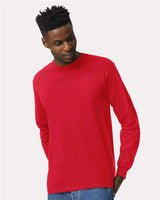 Gildan Unisex Ultra Cotton® Long Sleeve T-Shirt 2400 - Red