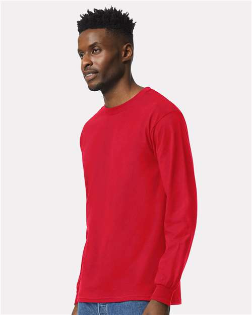 Gildan Unisex Ultra Cotton® Long Sleeve T-Shirt 2400 - Red
