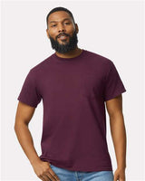 Gildan Unisex Ultra Cotton® Pocket T-Shirt 2300 - Maroon