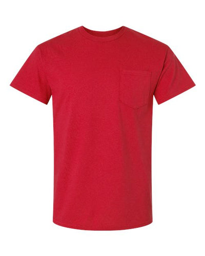 Gildan Unisex Ultra Cotton® Pocket T-Shirt 2300 - Red