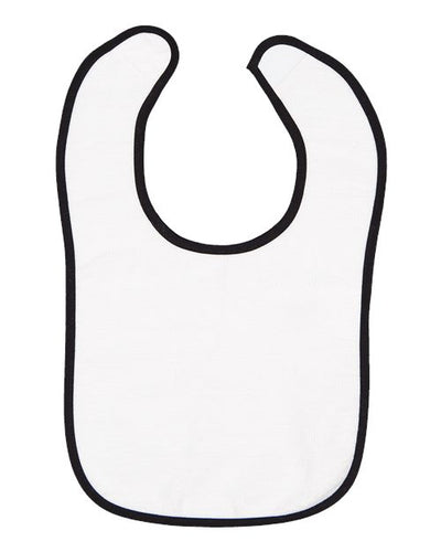 1003 Infant Contrast Trim Terry Bib