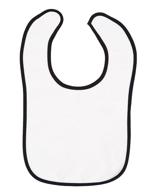 1003R Infant Contrast Trim Terry Bib