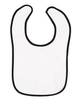 1003R Infant Contrast Trim Terry Bib