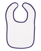 1003 Infant Contrast Trim Terry Bib
