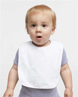 1003R Infant Contrast Trim Terry Bib