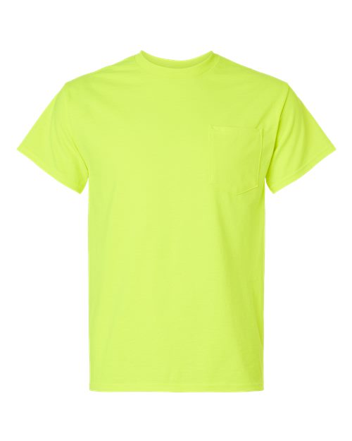Gildan Unisex Ultra Cotton® Pocket T-Shirt 2300 - Safety Green