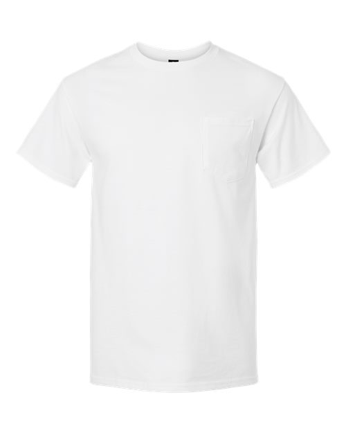 Gildan Unisex Ultra Cotton® Pocket T-Shirt 2300 - White