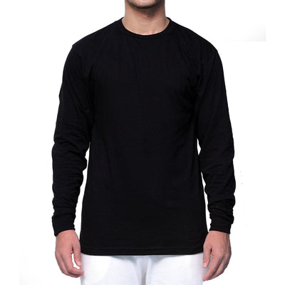 3001 Premium Unisex Long Sleeve Tee - Black
